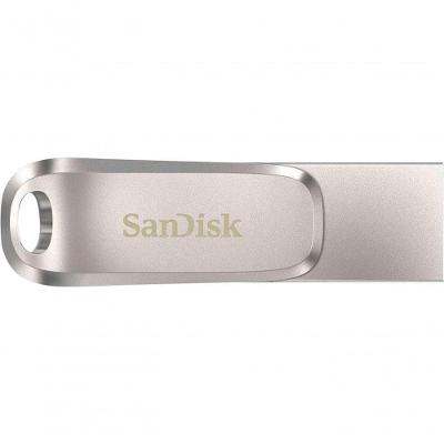 Pen Drive Sandisk Ultra Dual Luxe 256GB USB Tipo C e a Prata SDDDC4-256G-A46