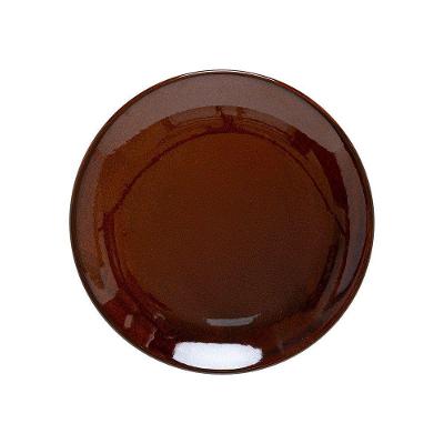 Jogo de Pratos Reative Cobalt para Sobremesa em Cerâmica Design Exclusivo Azul Copa & Cia 6 Peças