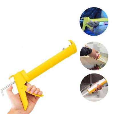 Aplicador de Silicone Uso Leve com Gatilho de Aço Reforçado Amarelo