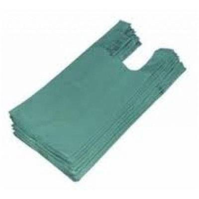 Sacola Reciclada 70 X 90 Verde 5kg 100 Unidades para Comércio Higipack