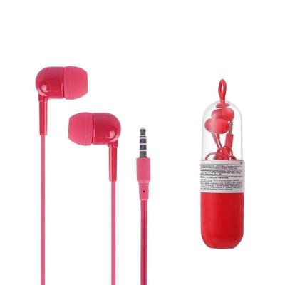 Fone de Ouvido com Fio Miniso Brasil Kit 03 Fones Conector P2 3,5mm Vermelho