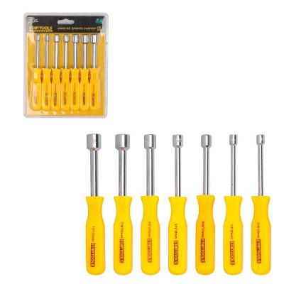 Jogo de Chaves Canhão 70mm com 7 Peças - Força e Precisão Amarelo Startools 70MM