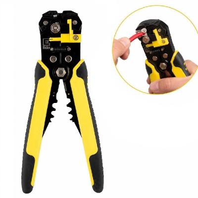 Alicate Desencapador e Crimpador 3 em 1 EDA 0SF Corta Desencapa e Crimpa Amarelo Bivolt