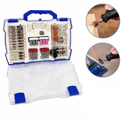 Kit de Acessórios para Mini Esmeril 9QR com 145 Peças para Corte Lixa e Polimento Bivolt