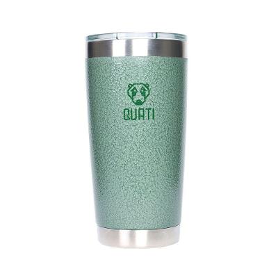 Copo Térmico V2 Aço Inoxidável Isolamento a Vácuo Sweat Free para Bebidas Verde Quati 591ML