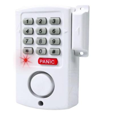 Alarme Residencial Comercial sem Fio Kit com Teclado de Segurança Botão de Pânico Branco Bivolt