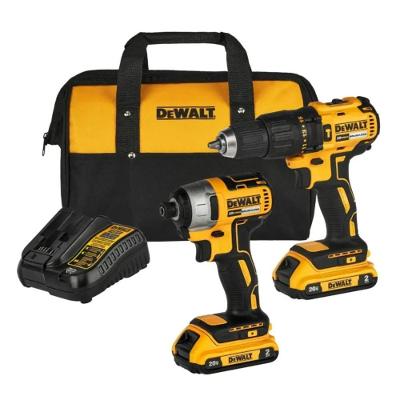 Jogo de Parafusadeira Furadeira de Impacto Dewalt DCK276D2 20V Bivolt
