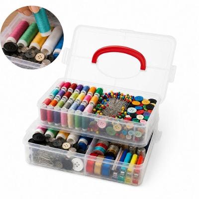 Maleta Multiuso KIT BOX PLASNORTHON 2 Andares 3 Divisões em Polipropileno com Travas Organizador
