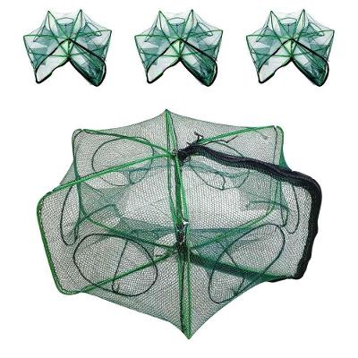 Rede de Pesca Covo 6 Furos Kit 3 Unidades com Zíper Verde AB Mídia