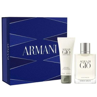 Perfume Kit Acqua Di Gio Masculino Eau de Toilette 100ML + 75ML Armani