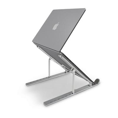 Suporte para Notebook Armor Slim com 6 Níveis de Altura Ajustável Prata Gshield 25,5CM