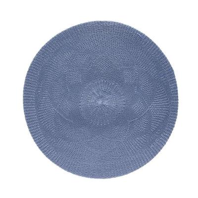 Jogo Americano Serenity Azul 100% Poliéster 4 Peças para Mesa Azul Copa & Cia