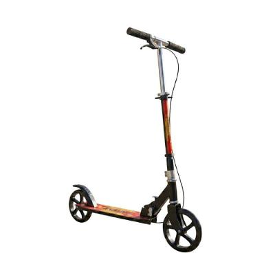 Patinete Infantil Dobrável com Rodas Grandes e Pezinho Preto Unitoys