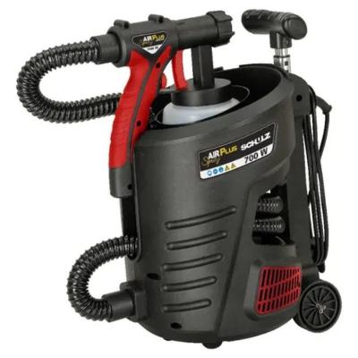 Pistola Pulverizadora Air Plus Spray 700W Hvlp Potente com Jato Ajustável Branca Schulz 700W 110V