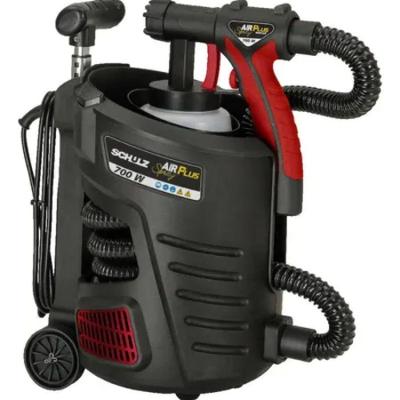 Pistola Pulverizadora Air Plus Spray 700W com Jato Ajustável e HVLP Inox Schulz 700W 110V