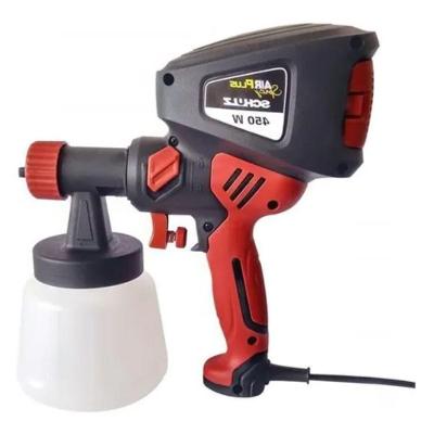 Pistola de Pintura Pulverizadora Air Plus Spray 450W Jato Ajustável Inox Schulz 450W 110V