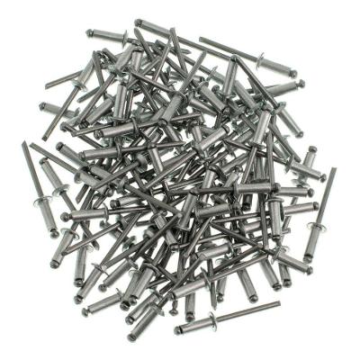 Rebite Alumínio 4,0X12 mm 100 Unidades Fixação Firme Inox Bemfixa