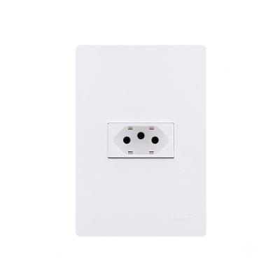Tomada Infiniti Plus 2 P + Terra 20A com Placa 4x2 Branco Margirius