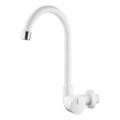 Torneira Parede Elba Bica Móvel para Direcionar Fluxo de Água Branco Herc 10CM