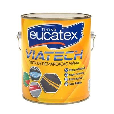 Tinta Viatech Demarcação Viária com Secagem Rápida Vermelho Eucatex 3,6L