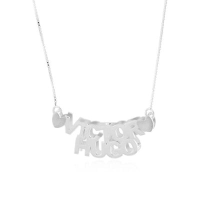 Gargantilha Nome Composto Liso Vd 180
