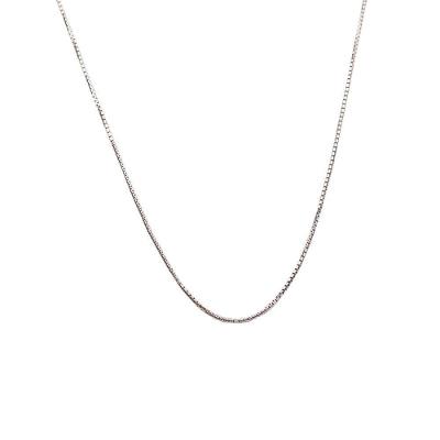 Corrente Veneziana Prata Com Banho De Rhodium Vd 76.3