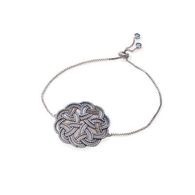 Pulseira Prata Com Mandala Vd 399