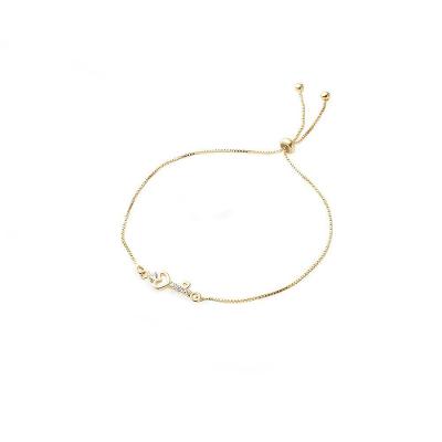 Pulseira Chave Com Pedras Vd 49