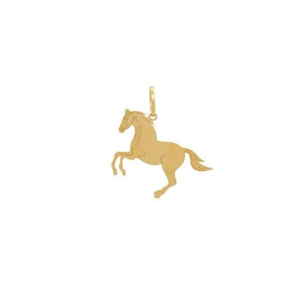 Pingente Ouro Chapa Cavalo L 3