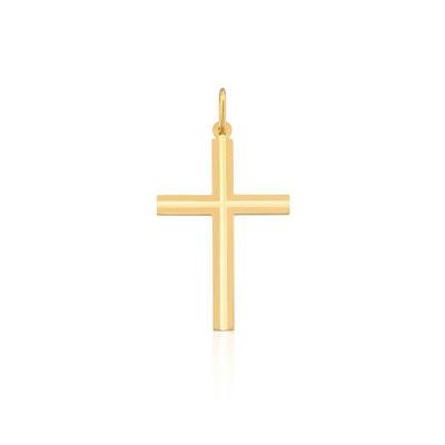 Pingente Cruz Ouro Amarelo 18k L 4.7