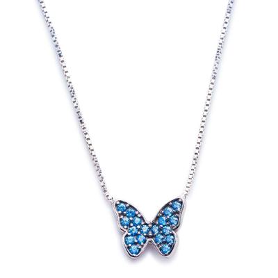 Gargantilha Prata Borboleta Vd 67