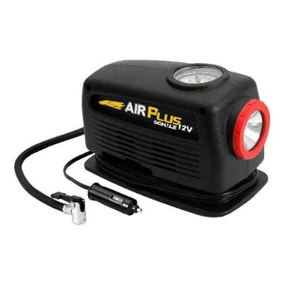 Mini Compressor de Ar Air Plus com Lanterna Isento de Óleo Schulz 12V
