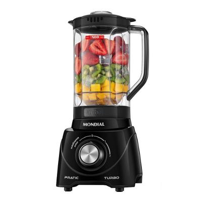 Liquidificador Mondial Pratic Turbo L-98-b 550W 2,2L 2 Velocidades Preto 220V