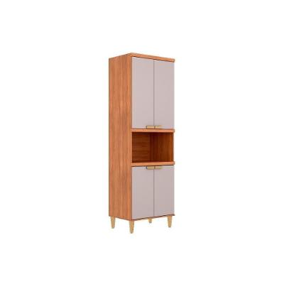 Paneleiro de Cozinha Elena 4 Portas 2 Prateleiras MDF 70CM MGM Off White