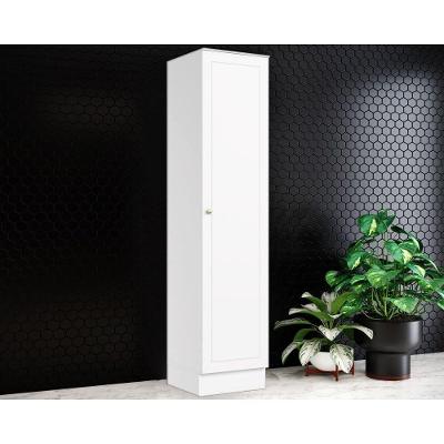 Paneleiro Cozinha Americana 1 Porta 5 Prateleiras MDP 52CM Branco