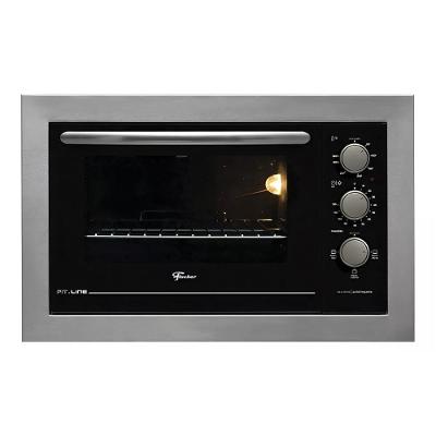 Forno Elétrico de Embutir Fischer Fit Line 48L com Grill Timer Inox 220V