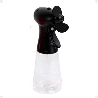 Mini Ventilador e Borrifador Weeze 350ML 21cm 2 Velocidades Preto