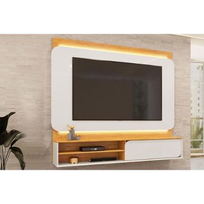 Painel Home P- TV 70 Pol Avany C- LED 224CM MDF-MDP Amadeirado DJ Móveis