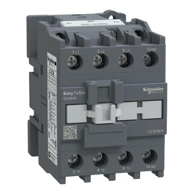 Contator Tripolar Schneider Electric LC1E Aplicações de Motores 220V 60Hz 1NA Largura 45MM 38A