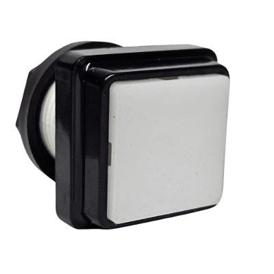 Botão Frontal Quadrado Eaton F3A720BC para Equipamento Elétrico Bivolt Cod F3A720W Branco