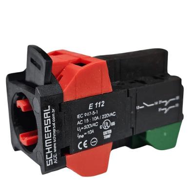 Elemento de Contato Ace Schmersal E112 1NA+2NF para Equipamentos Bivolt
