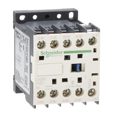 Contator Auxiliar Schneider Electric CA3KN31BD 3NA+1NF 10A-690V 24VCC Verde