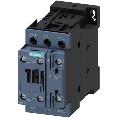 Contator Siemens 3RT2026-1AU20 para Comando Eletrico 25A 380VCA 50-60HZ Inox