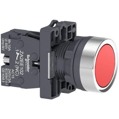 Botão Xa2 Comando Normal 22MM 1NF Vermelho Schneider Electric Bivolt