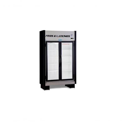 Expositor de Frios e Laticínios Vertical Fortsul EAS 102 RT BLACK 450L Preto 110V