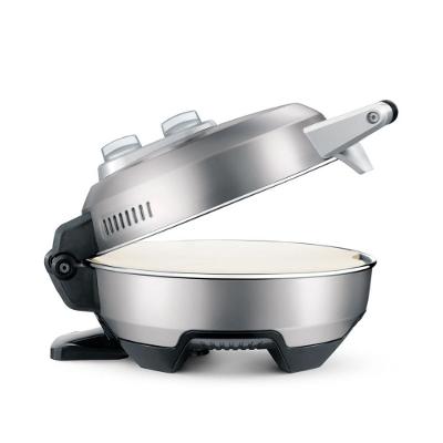 Forno Elétrico Breville para Pizza com Calor de Cima e Baixo Base Cerâmica 30CM Prata Tramontina 220V