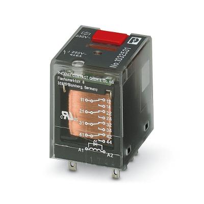 Rele Industrial Plugavel Phoenix Contact REL-IR-BL-L-230AC-4X21 6A 230V AC