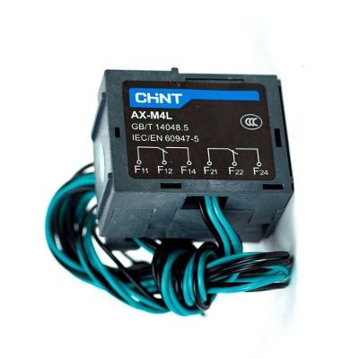 Contato Auxiliar AX-M4L 1NAF Esquerdo para Disjuntores NXM400-630 Bivolt Chint