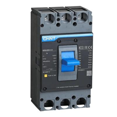 Disjuntor Caixa Moldada Tripolar NXM-400S-3300 com 350A Bivolt Inox Chint