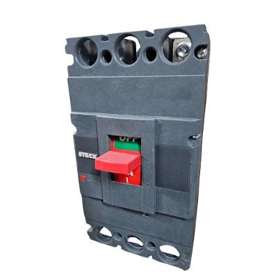 Disjuntor Caixa Moldada SDAM40 Térmico Ajustável Proteção Magnética Amarelo Steck 40A Bivolt